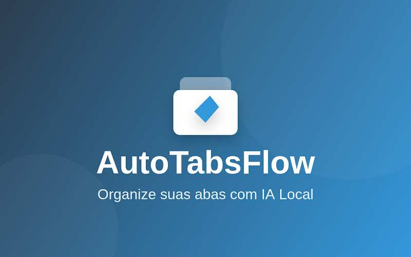Logo da extensão AutoTabsFlow: IA de Contexto e Abas